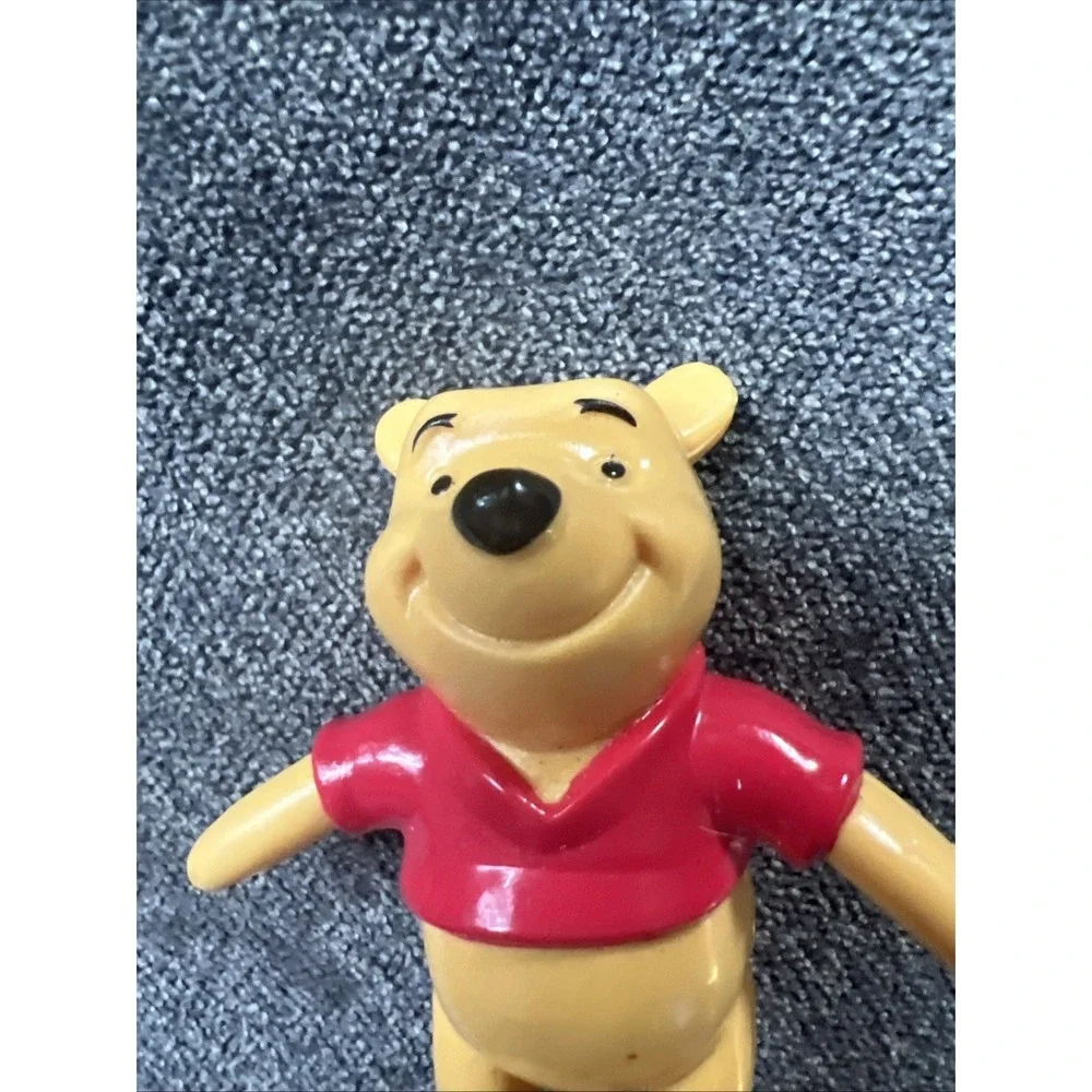 Disney Winnie The Pooh PVC Standing Figure Cake Topper Used Pre-owned 2 7/8